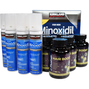 Szett Minoxidil hab + vitaminok - 6 hónapra